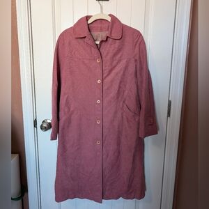 Vintage Forecaster of Boston Women's Coat Size 7/8 Dusty Rose